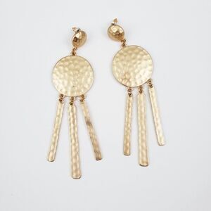 SHINE 》 Circle Chandelier Earrings